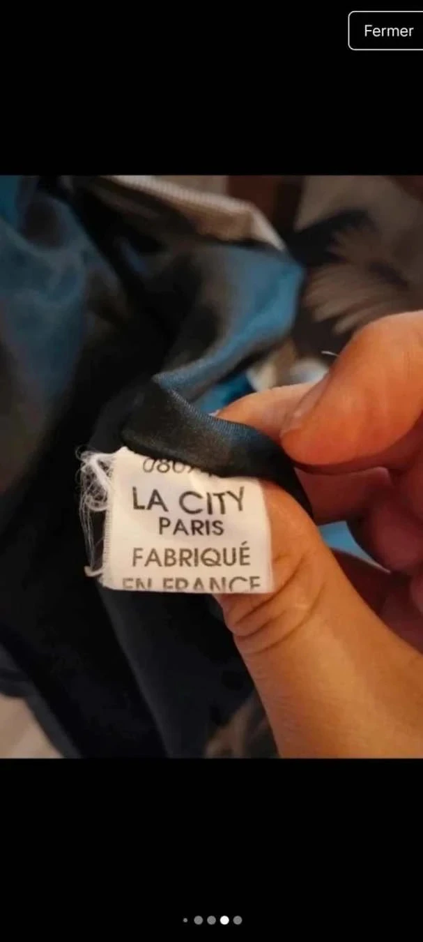 Veste pequenos quadrados preto e branco, La City T34/38 – photo 8